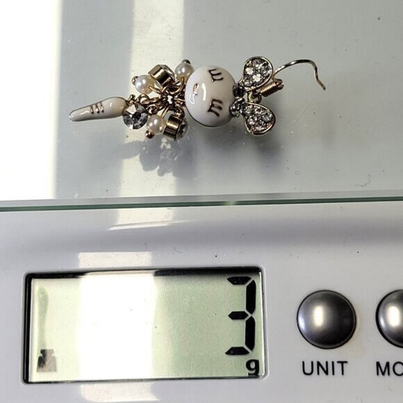 Cat Earrings White Enamelled Kitty Earrings - Picture 7 of 7